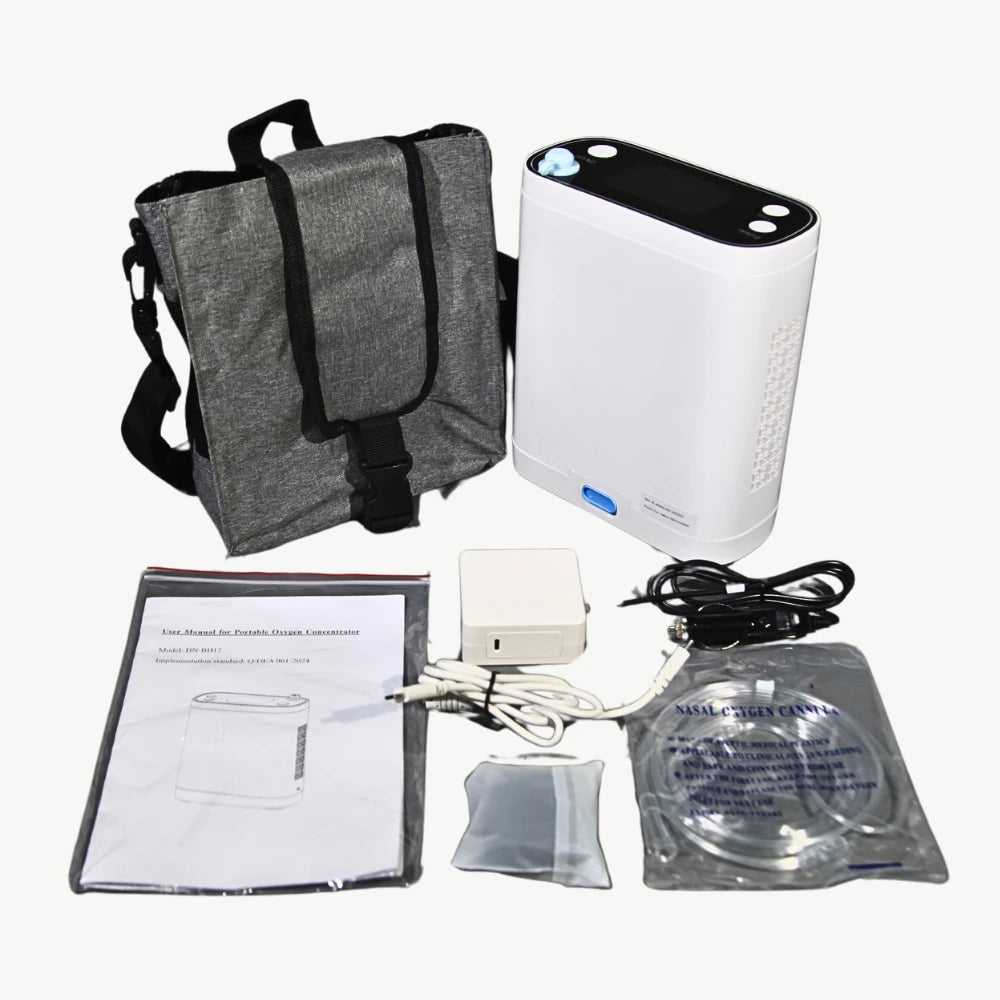 POC-12 Portable 1-6L Pulse 5 Hours Battery Oxygen Concentrator, CE-Approved