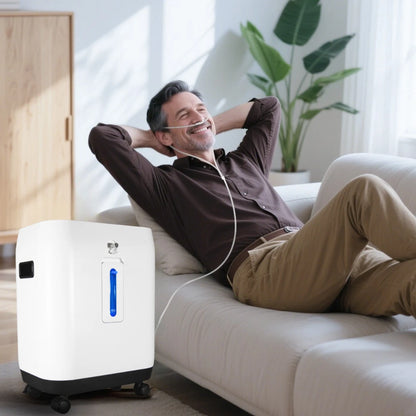 H-02 Home 2-10L Adjustable Continuous Flow Oxygen Concentrator, CE-Approved