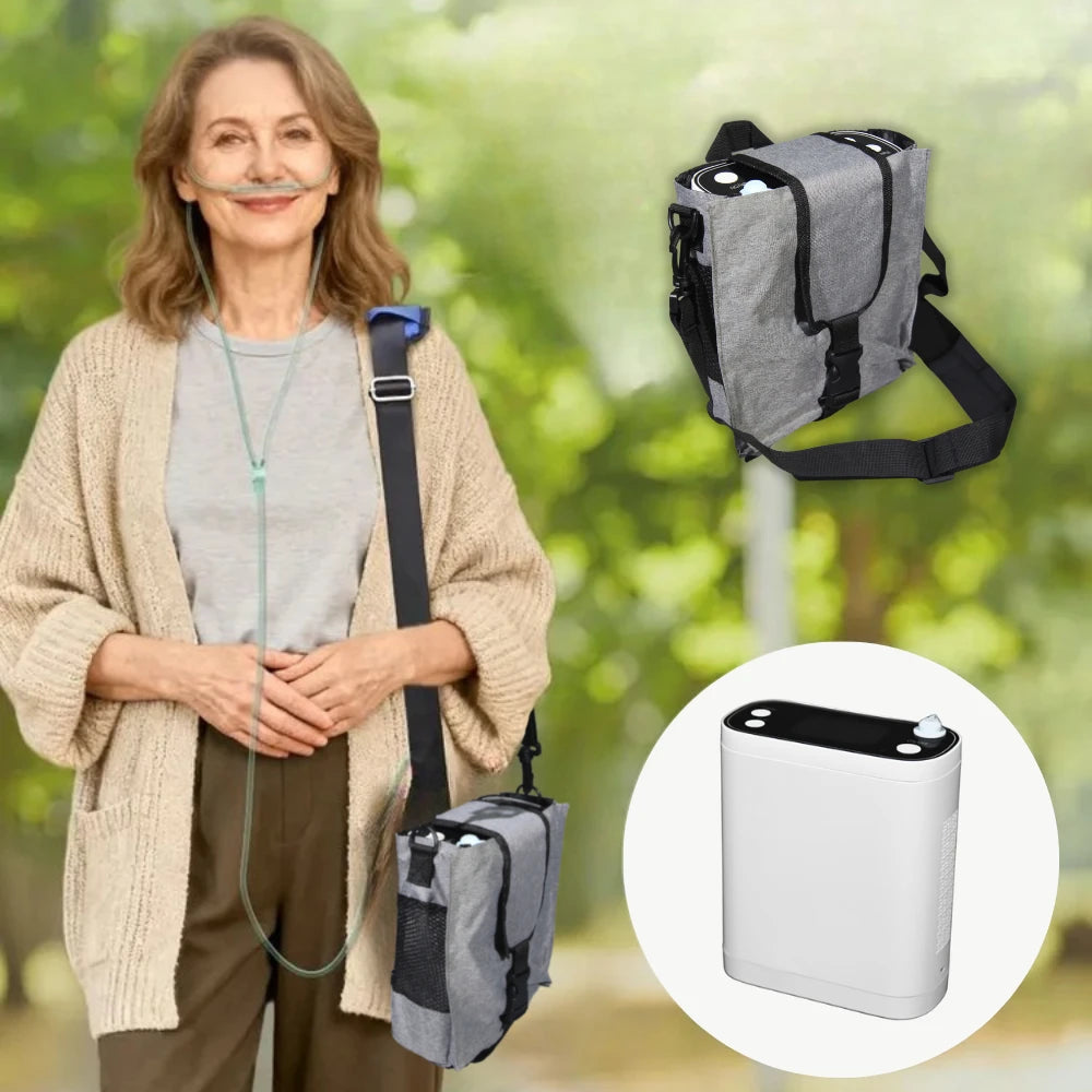 POC-12 Portable 1-6L Pulse 5 Hours Battery Oxygen Concentrator, CE-Approved